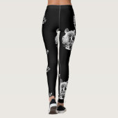 Leggings Guêtres noires d'Alice de chapelier fou (Dos)
