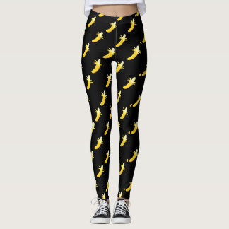 Leggings Guêtres noires de banane