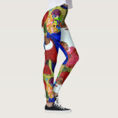 Leggings Guêtres noires de concepteur du père noël - usage (Droite)