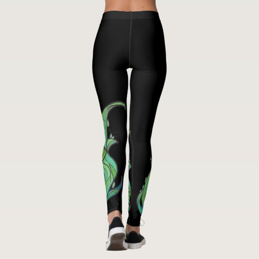 Leggings Guêtres noires de Wreckleaf (Dos)