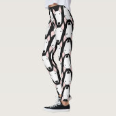 Leggings Guêtres noires d'embouteillage de despote (Gauche)