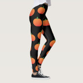 Leggings Guêtres noires et oranges de Halloween de (Droite)