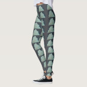 Leggings Guêtres nuageuses (Gauche)