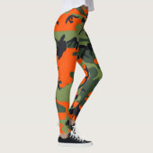 Leggings Guêtres oranges de camouflage de chasseurs (Droite)