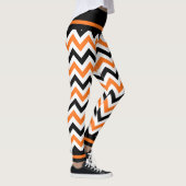 Leggings Guêtres oranges noires mignonnes de Halloween (Droite)
