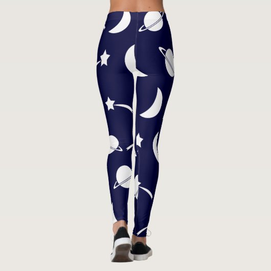 Leggings Guêtres orientées de l'espace (Dos)