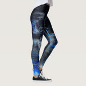 Leggings Guêtres originales modernes d'art abstrait, (Droite)