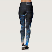 Leggings Guêtres originales modernes d'art abstrait, (Dos)