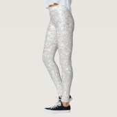 Leggings Guêtres - parties scintillantes iridescentes (Gauche)