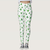 Leggings Guêtres - partout - douches des shamrocks (Devant)