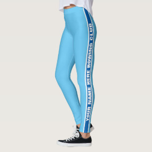 Leggings Guêtres personnalisables de "votre d'aviron nom d