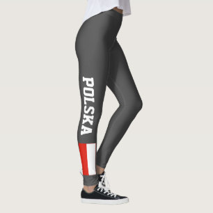 Leggings Guêtres polonaises de drapeau pour le yoga de