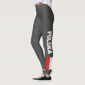 Leggings Guêtres polonaises de drapeau pour le yoga de (Gauche)