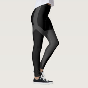 Leggings Guêtres polygonales de yoga de contraste