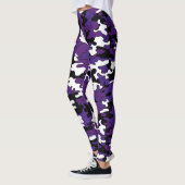 Leggings Guêtres pourpres de Camo (Gauche)
