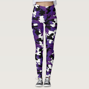 Leggings Guêtres pourpres de Camo
