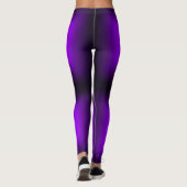Leggings Guêtres pourpres de gradient (Dos)