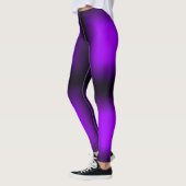 Leggings Guêtres pourpres de gradient (Gauche)