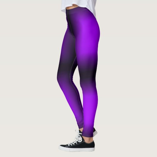 Leggings Guêtres pourpres de gradient (Gauche)
