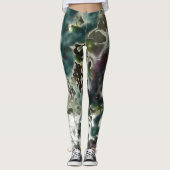 Leggings Guêtres psychédéliques (Devant)