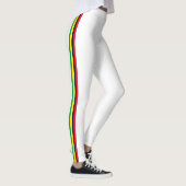 Leggings Guêtres rayées africaines (Droite)