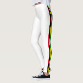 Leggings Guêtres rayées africaines (Gauche)