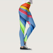 Leggings Guêtres rayées colorées (Droite)