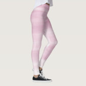 Leggings Guêtres rayées roses (Droite)
