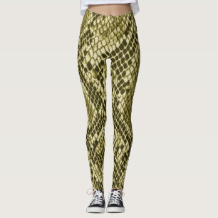 Leggings Guêtres réalistes d'impression de serpent