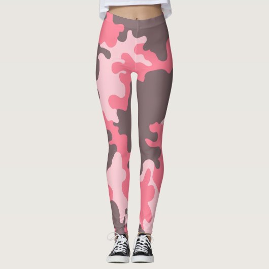 LEGGINGS GUÊTRES ROSES DE CAMO (Devant)