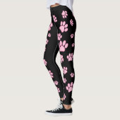 Leggings Guêtres roses de panthère (Gauche)