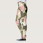 Leggings Guêtres roses et vertes de Camo (Gauche)