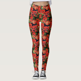 Leggings Guêtres sauvages géniales de pavot