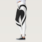 Leggings Guêtres sexy du coeur des femmes (Gauche)