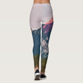 Leggings Guêtres simples de l'illustration | de paysage de (Dos)