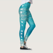 Leggings Guêtres sous-marines "des eaux hawaïennes" (Droite)
