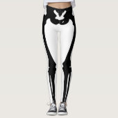 Leggings Guêtres squelettiques (Devant)