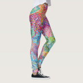 Leggings Guêtres sur toute la surface Flourishing (Droite)