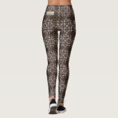 Leggings Guêtres Tan&Grey d'Angaza (Dos)
