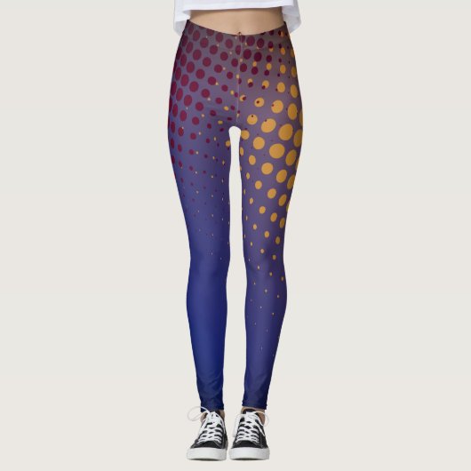 Leggings Guêtres tramées de bande dessinée de Femme-style (Devant)