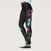 Leggings Guêtres tribales de plume (Gauche)