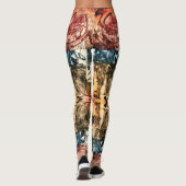 Leggings Guêtres tribales d'intaille (Dos)