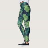 Leggings Guêtres tropicales de la jungle | de feuille (Gauche)