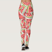 Leggings Guêtres vertes de pastèque (Dos)