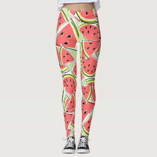Leggings Guêtres vertes de pastèque