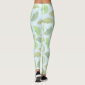 Leggings Guêtres vertes errantes de Ginkgo (Dos)
