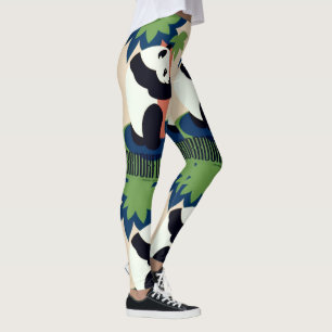 Leggings Guêtres vintages d'art "de zoo de Brookfield"
