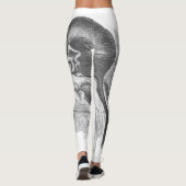 Leggings Guêtres vintages d'illustration de planeur de (Dos)