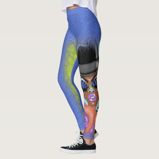 Leggings Guêtres vivantes de couleur (Gauche)