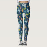 Leggings Guide de cryptozoologie des cristaux de dessin<br><div class="desc">Découvrez vos Cryptides avec ces léggings amusants. Ils présentent des illustrations de dessins de créatures cryptées dans des couleurs amusantes assorties, dressées contre un arrière - plan bleu marine. Il y a un Yeti, Wendigo, Jackalope, le Loch Ness Monster, le Flathead Lake Monster, un Squonk, le Black Shuck, le Jersey...</div>